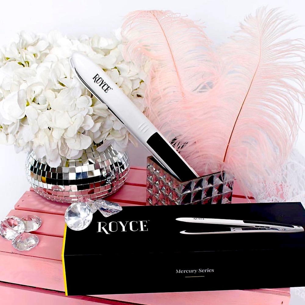 ROYCE |  MERCURY SERIES FLAT IRON & DETAILER (WHITE)